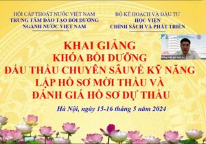 VWTC tổ chức khoá bồi dưỡng nghiệp vụ Đấu thầu chuyên sâu và kỹ năng lập hồ sơ mời thầu- Ảnh 1.